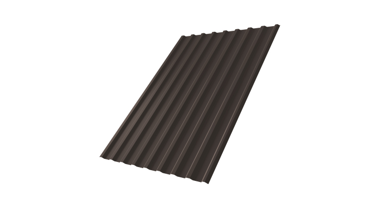 Профнастил С20R 0,5 Drap RR 32 темно-коричневый