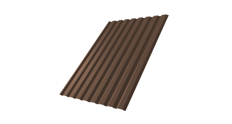 Профнастил С20A 0.45 Drap-double TX RAL 8017 шоколад