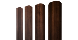 Штакетник М-образный А фигурный 0,4 Print Premium Cherry Wood Fresh TwinColor