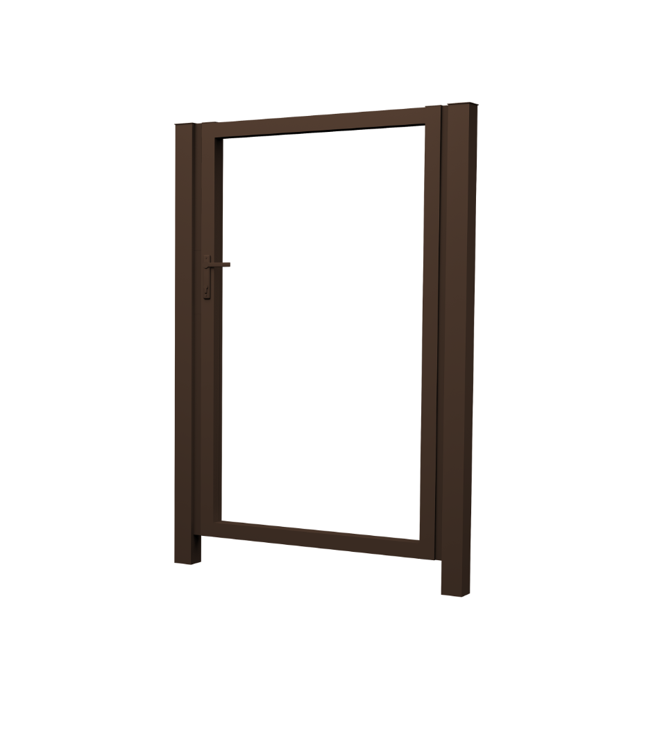 Калитка Жалюзи Texas 1.8х1 RAL 8017 без заполнения (ламель125 мм)