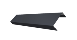 Ламель лицевая 50 забора жалюзи Texas 0.5 Satin Matt TX RAL 7024 мокрый асфальт