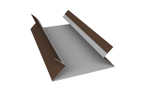 Планка угла внутреннего составная верхняя 0,45 Drap TX RAL 8017 шоколад (2м)