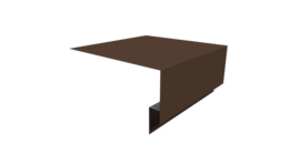 Планка околооконная сложная Экобрус Grand Line 200х75х25 0,5 Drap TX RAL 8017 шоколад (2м)