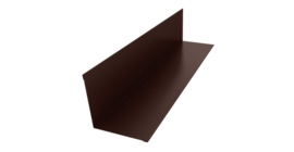 Угол внутренний 110х110 0,5 Satin Matt RAL 8017 шоколад (3м)