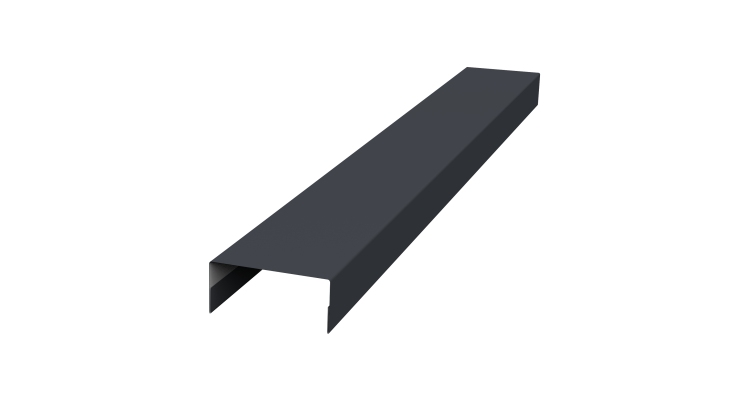 Крышка 30х15 жалюзи Texas 0,5 Atlas X RAL 7024 мокрый асфальт (2,5м)