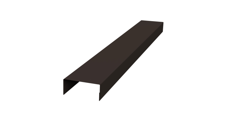 Крышка 45х20 жалюзи Texas 0,5 Satin Matt RR 32 темно-коричневый (3м)