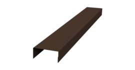 Крышка 45х20 жалюзи Texas 0,5 PurPro RAL 8017 шоколад (2,5м)