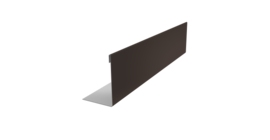 Нащельник 125 Texas 25х35 0,45 Drap TR RR 32 темно-коричневый (L1,8)