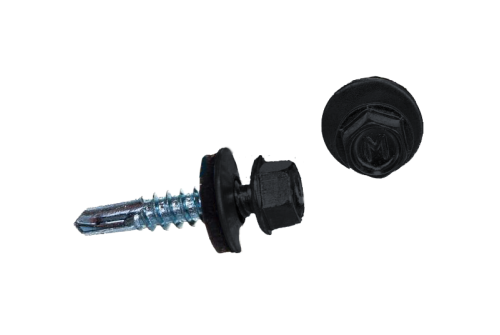 Саморез по металлу Daxmer 5,5х25 RAL 7024 (250) сверло №3