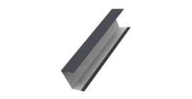 Крышка жалюзи Milan, Tokyo для калиток, ворот 0,5 Satin RAL 7024 мокрый асфальт (2,5м)